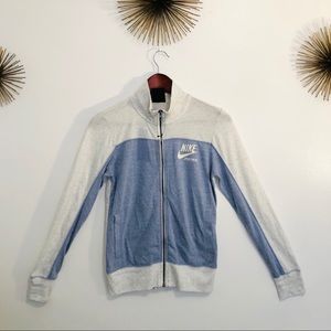 Nike women’s Gym vintage full zip hoodie XS